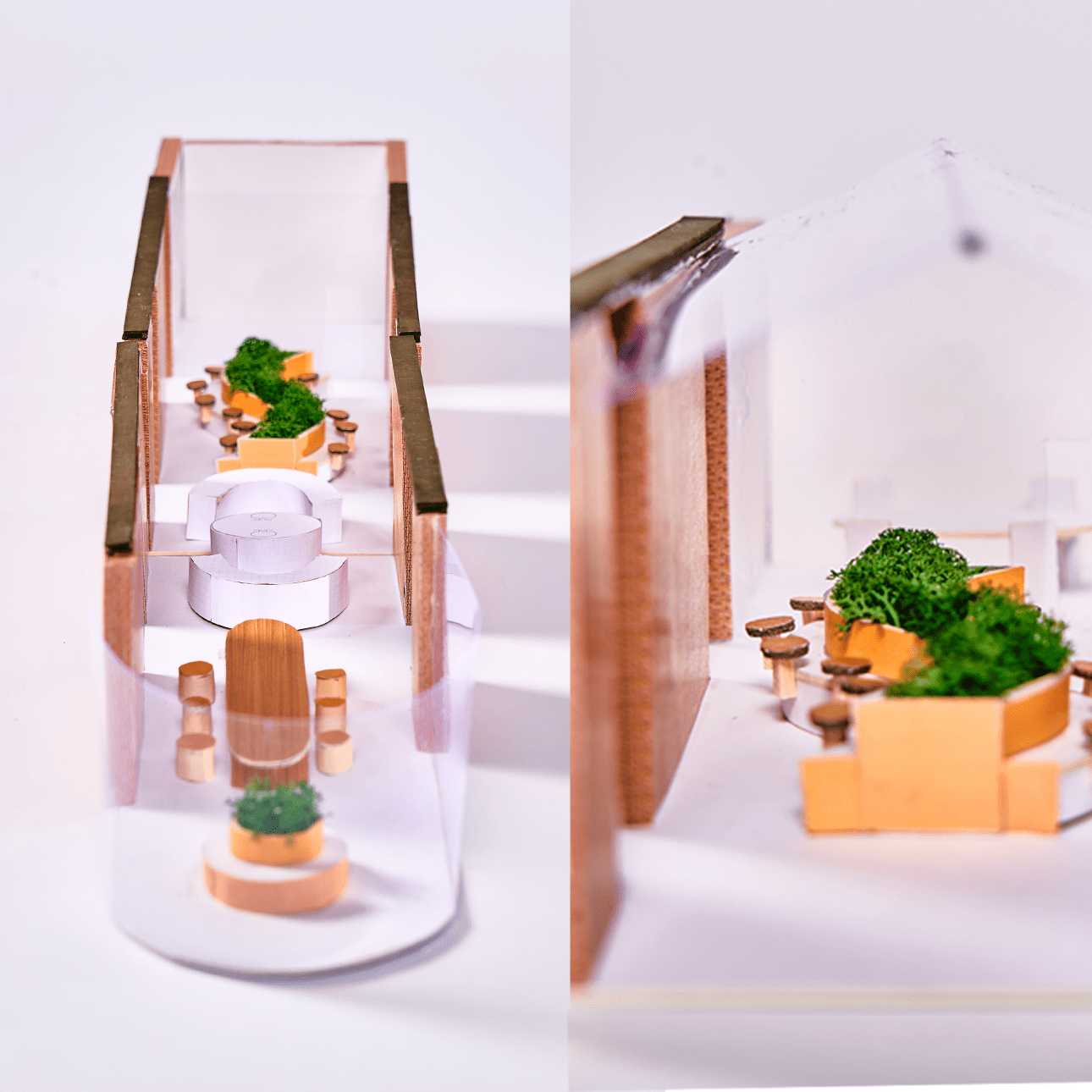 Office Pantry Space, Model 1:100
