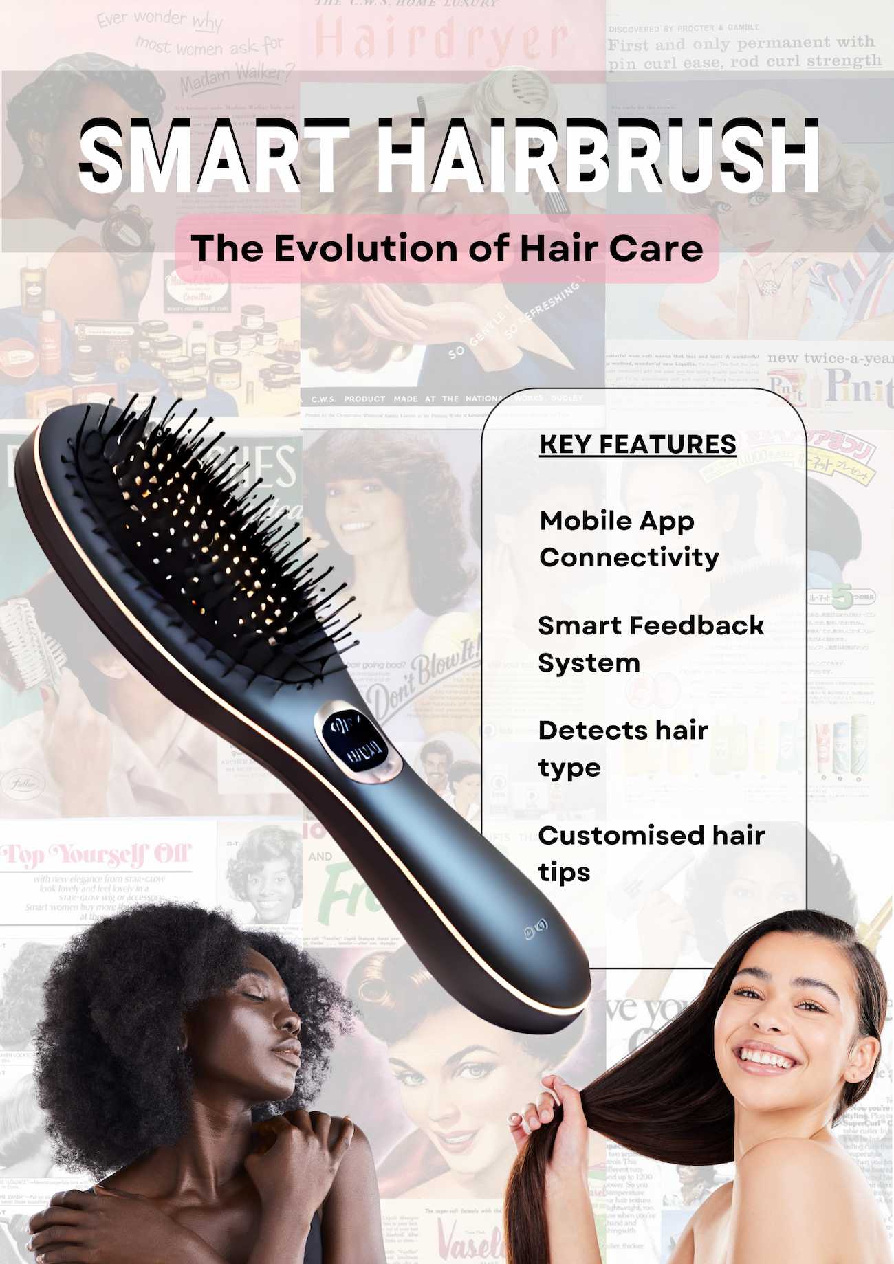 Smart Hairbrush Project - Poster Marketing