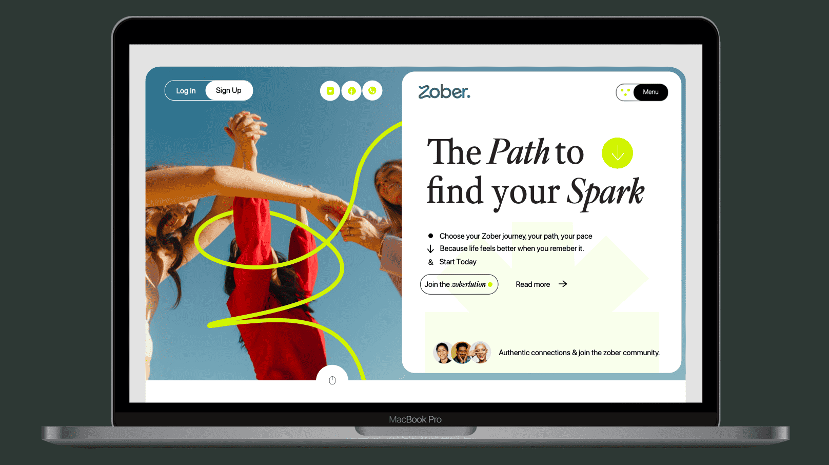 Zober Website