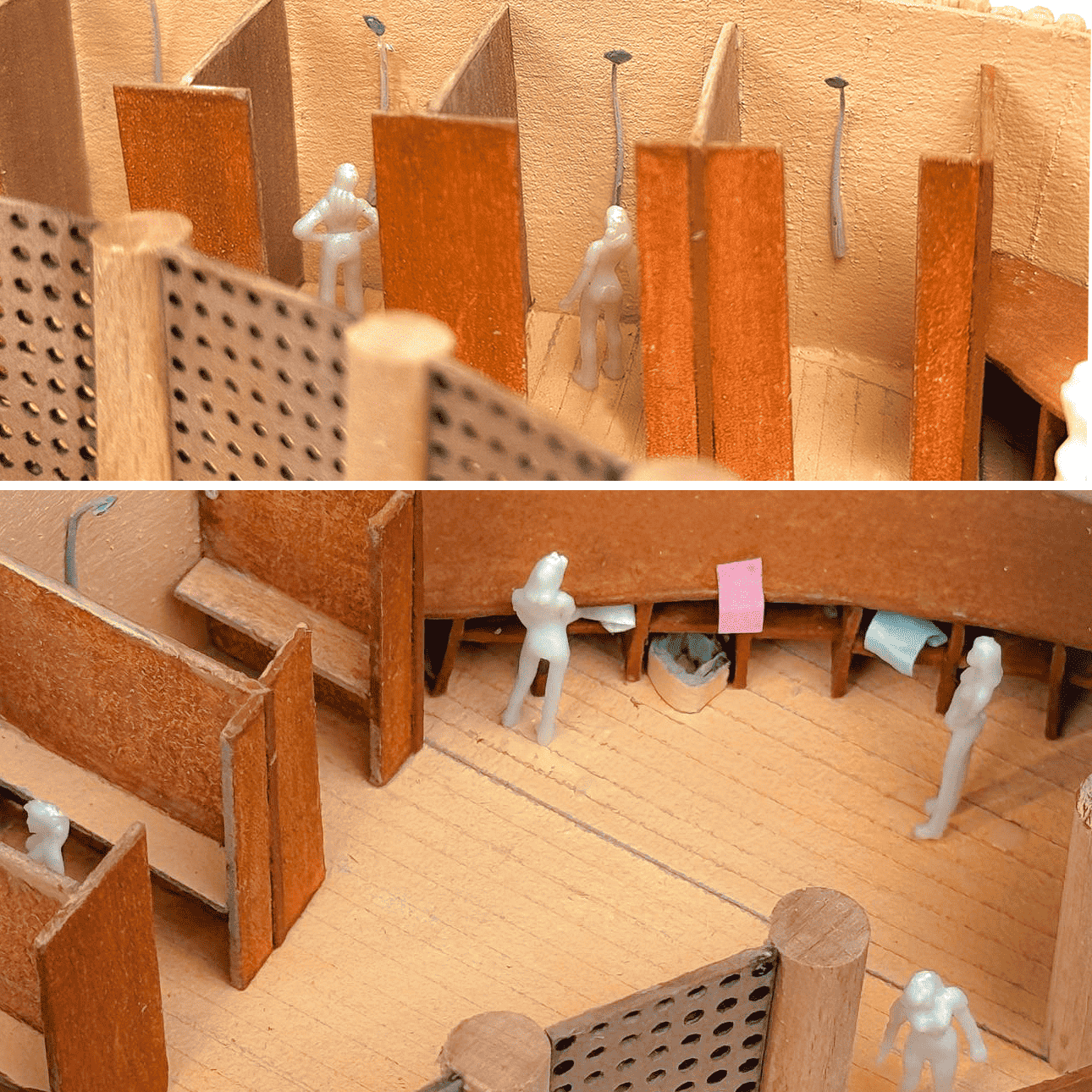 Bathhouse Interior Model (1:75)