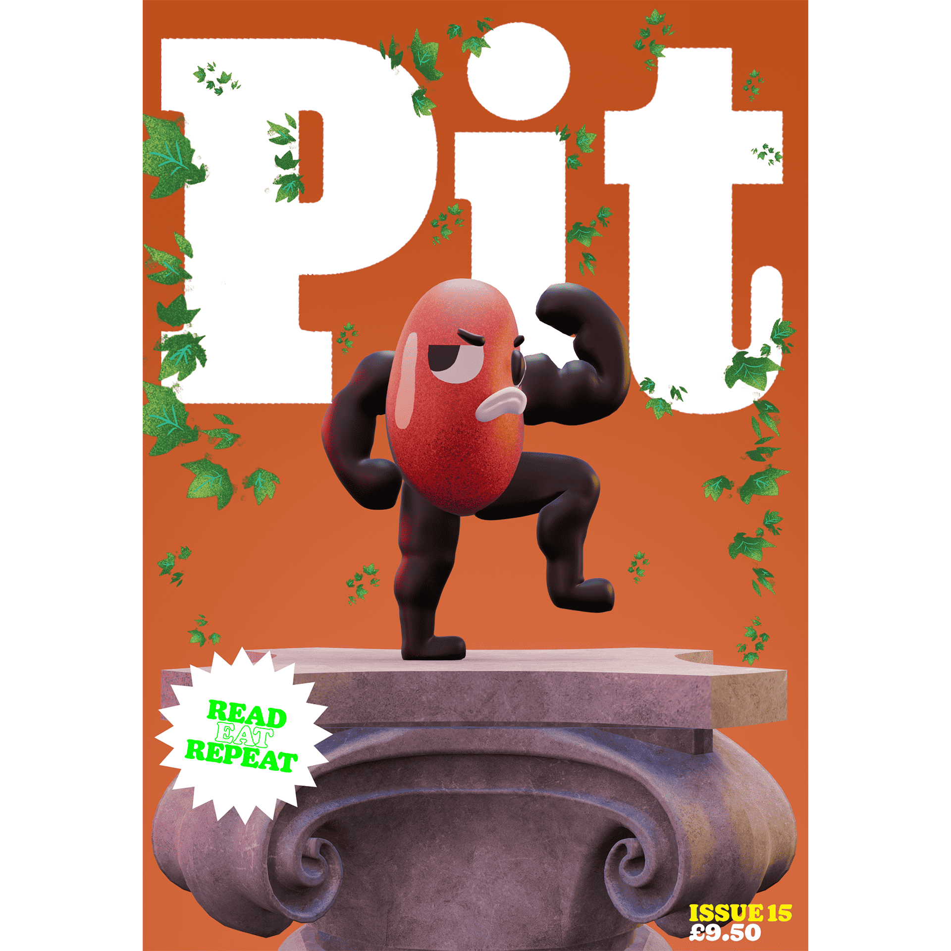 Pit Magazine Cover Art Illustration