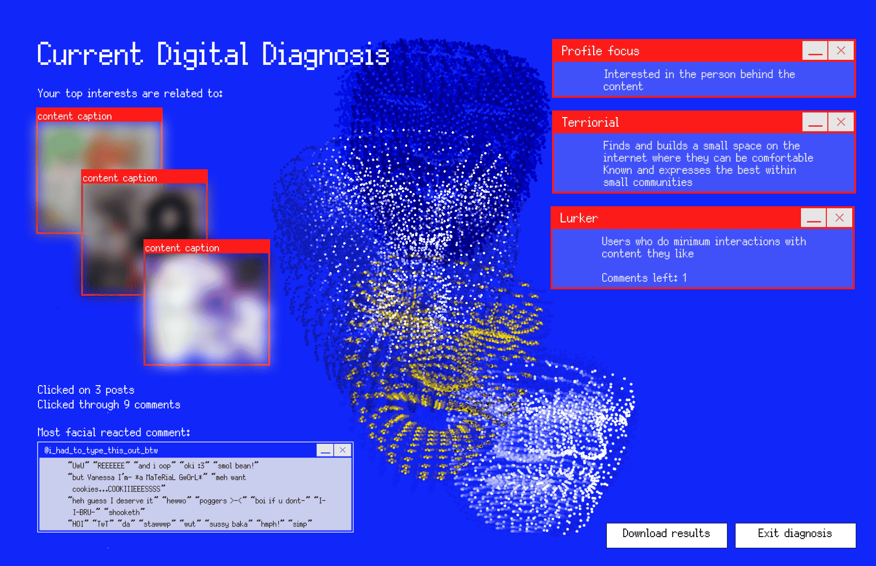 Digital Diagnosis: Results Page Prototype