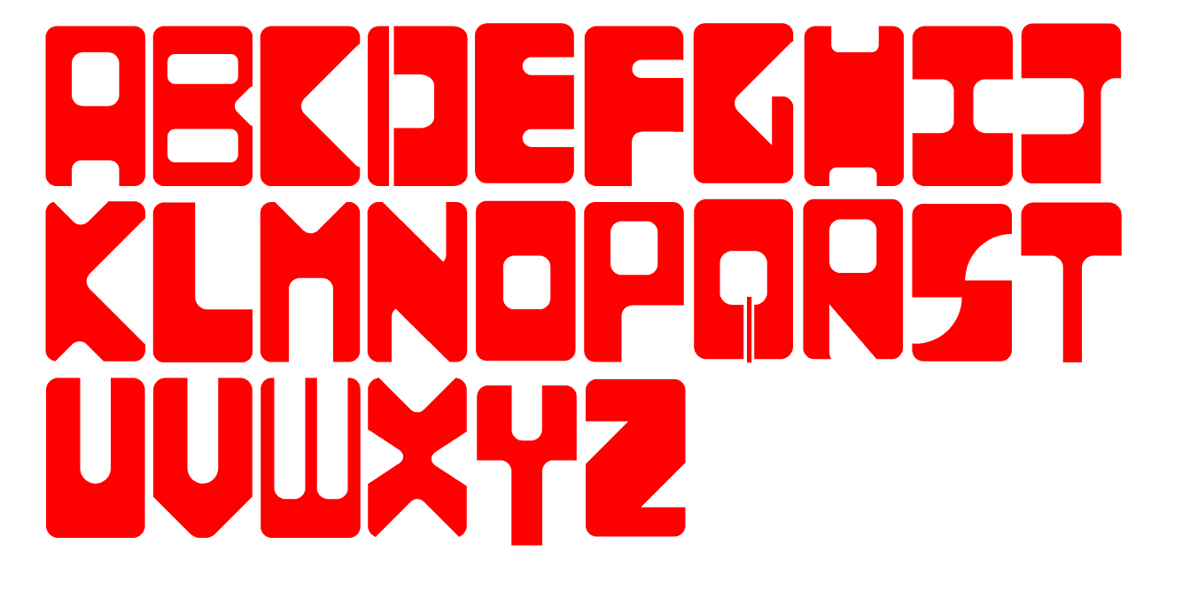 Space Typeface