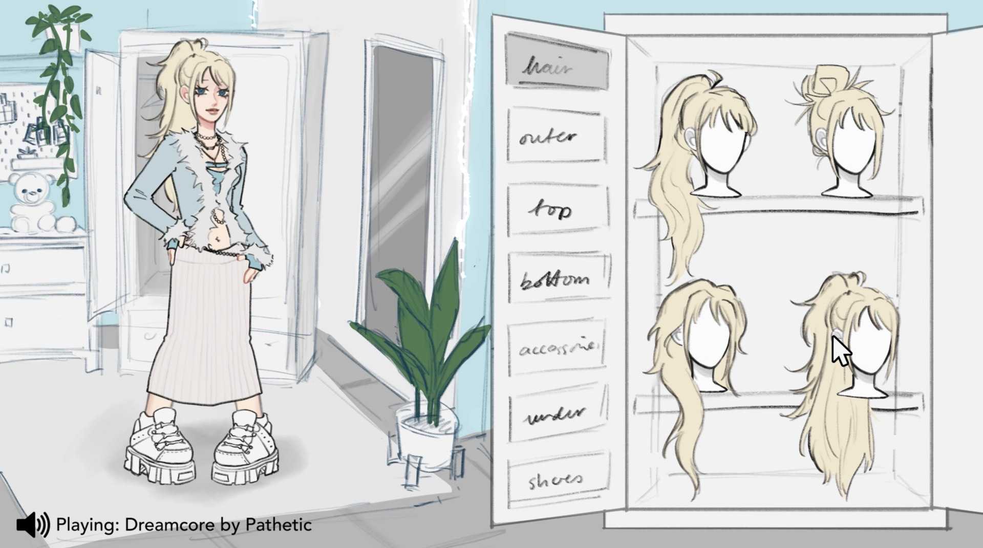Dress Up Game Concept