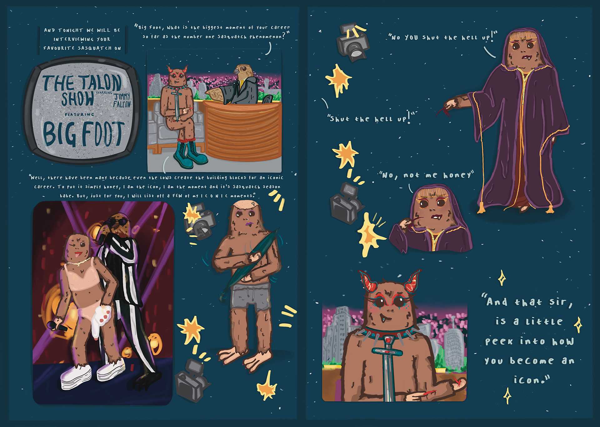 “Big Foot” mini comic