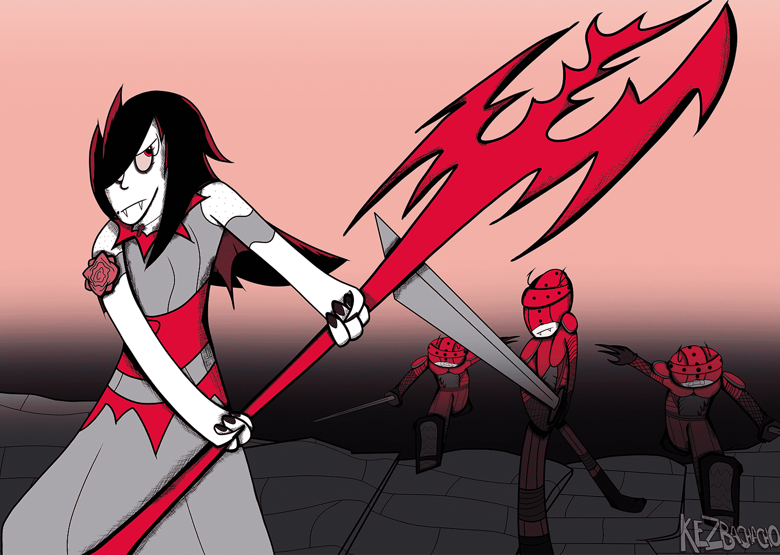Delilah Sinclair Vs The Crimson Knights