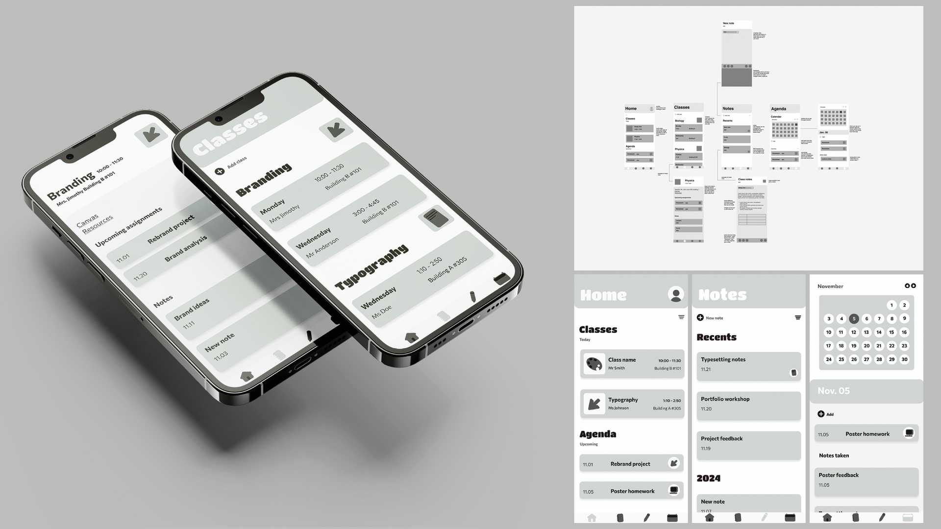 University Organisation Concept App