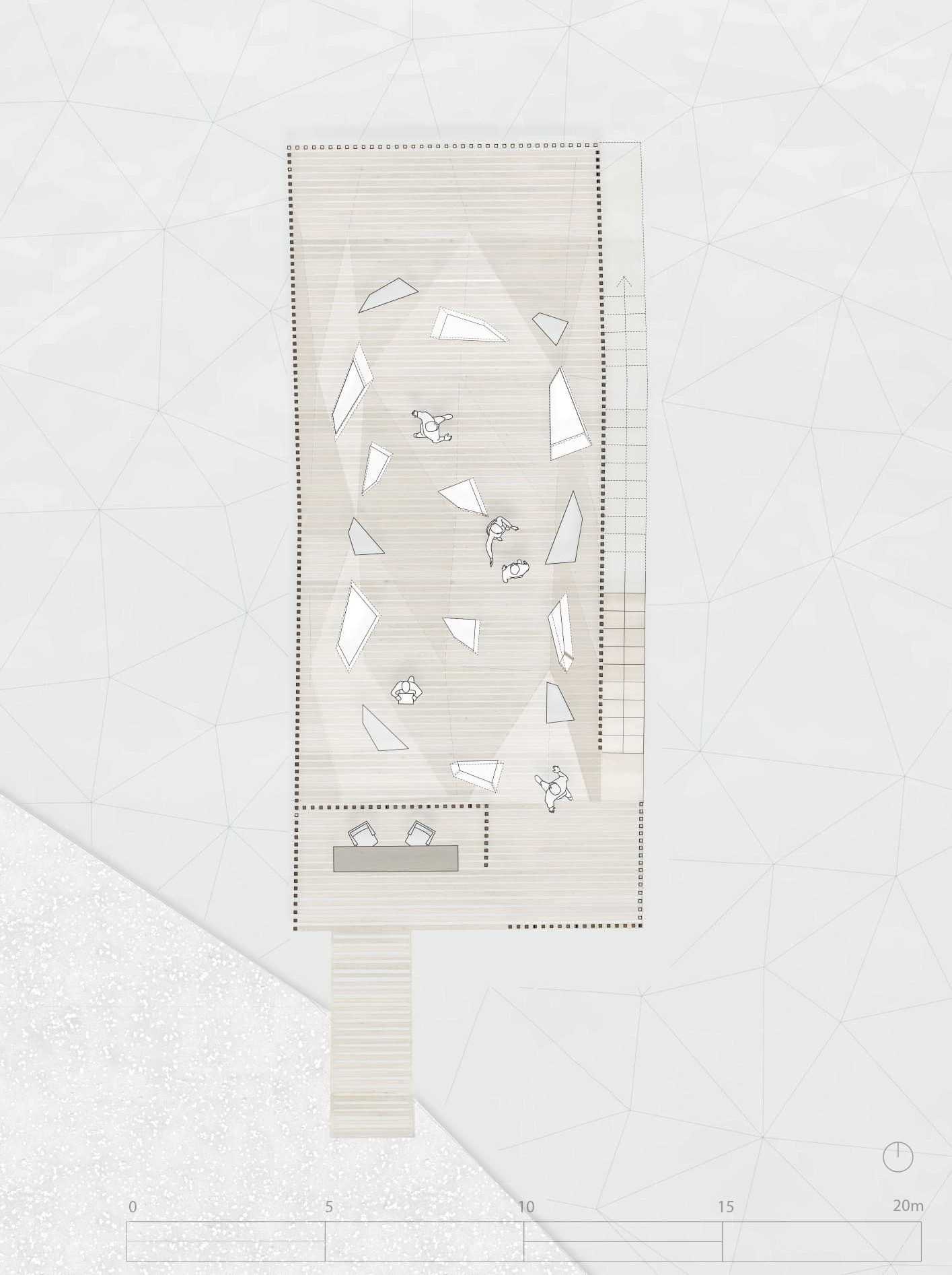 Perception through the city's skyline: Floor plan