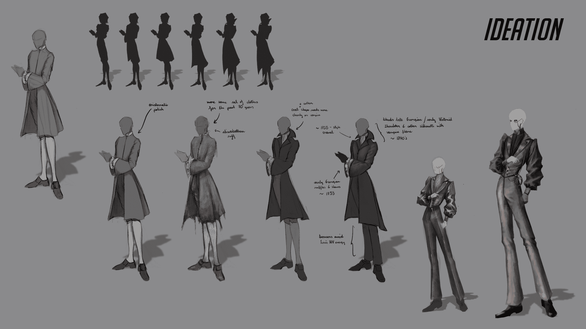 Example of visual development sketches.