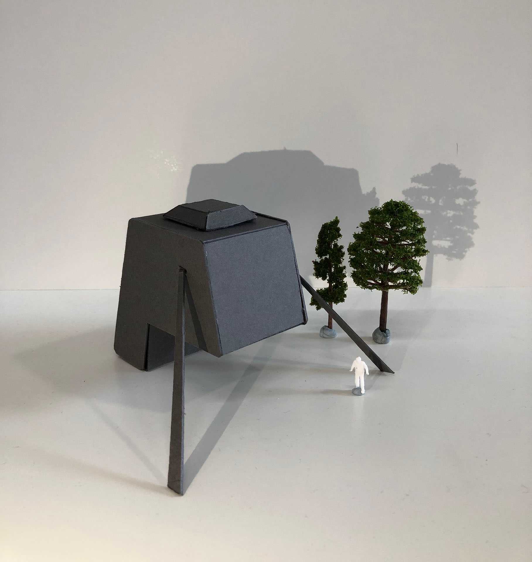 Experimental architectural unit.
