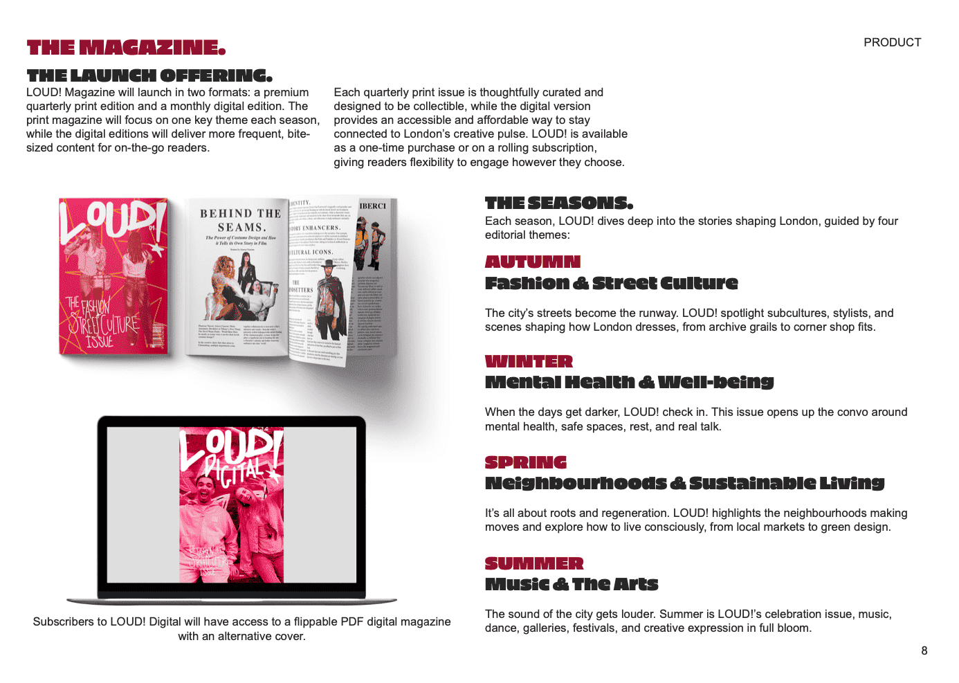 LOUD! Product Page
