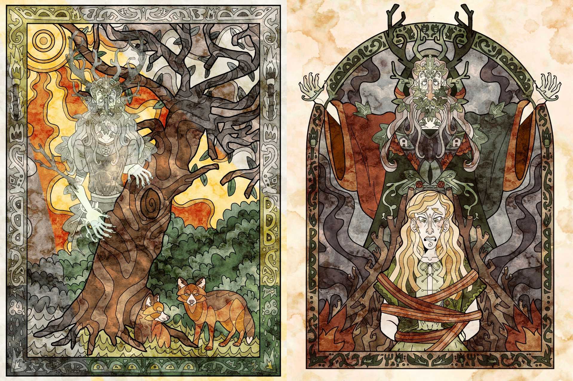The Wilder Ways — Novel Illustrations