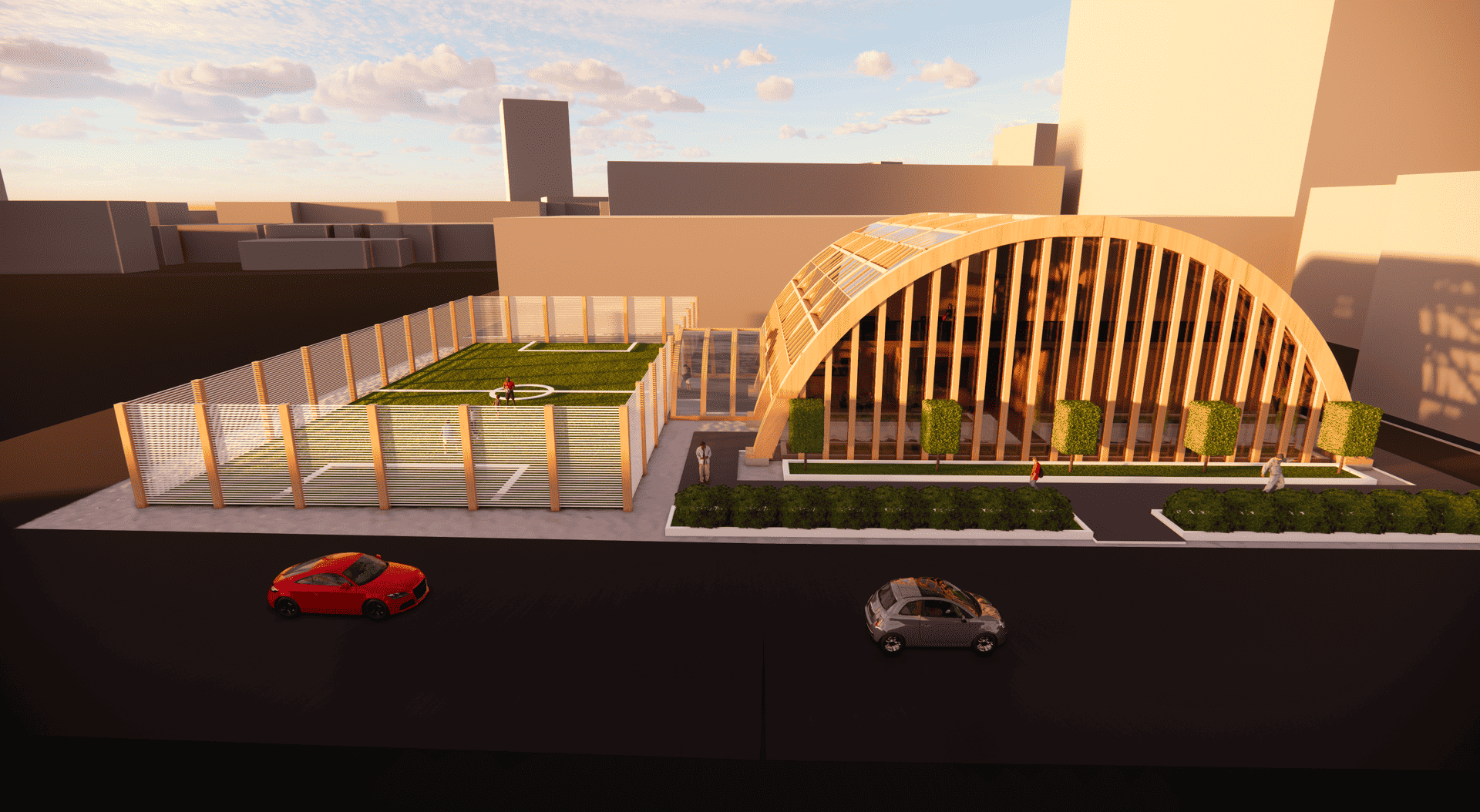 Rooted Centre (Render)