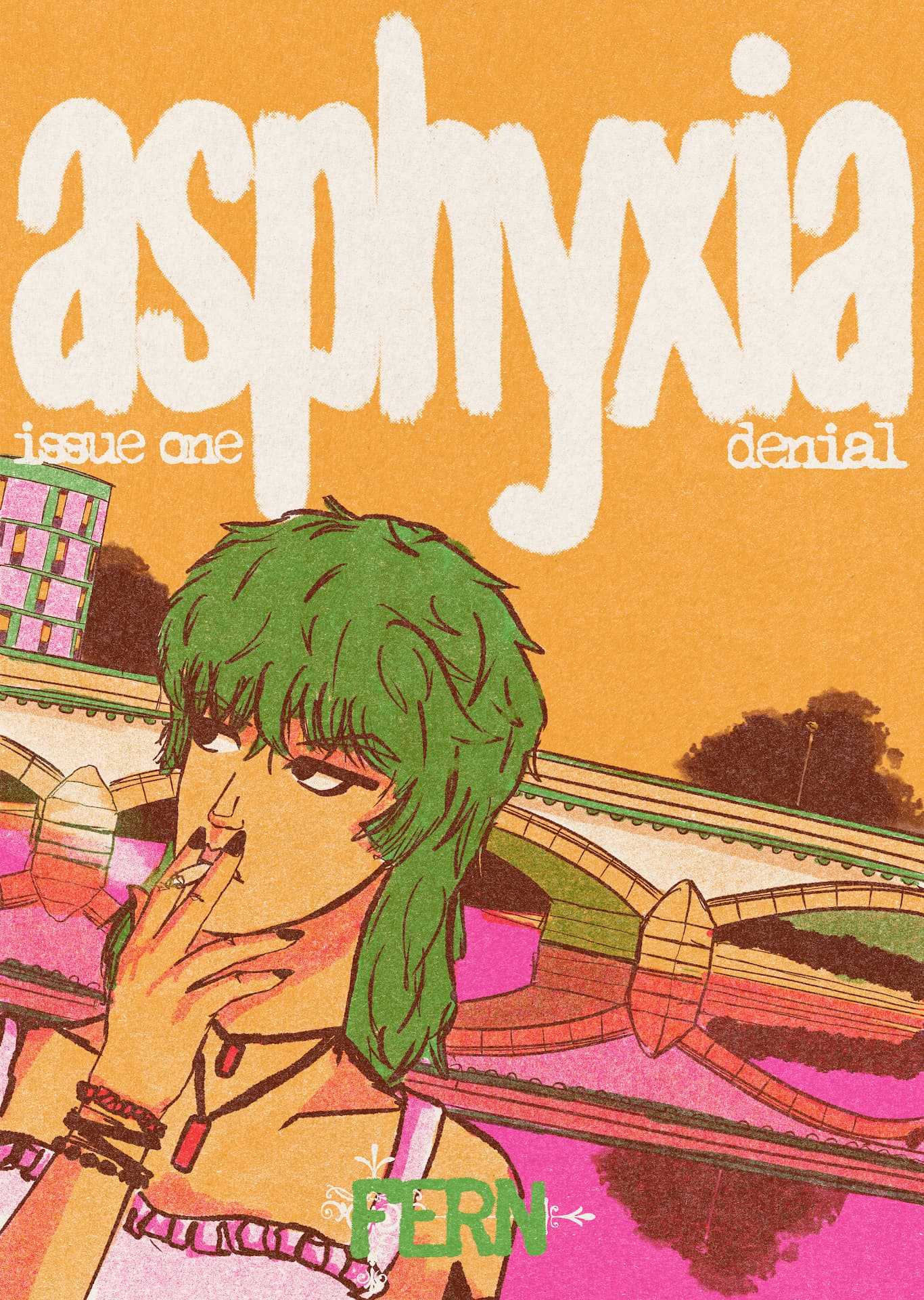 An alternate cover/poster for “Asphyxia”.