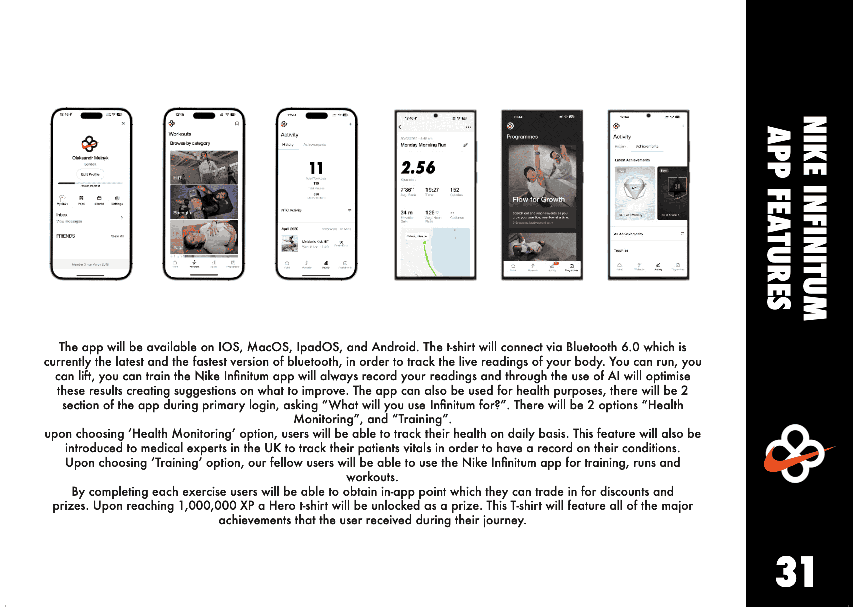 Nike Infinitum App Development