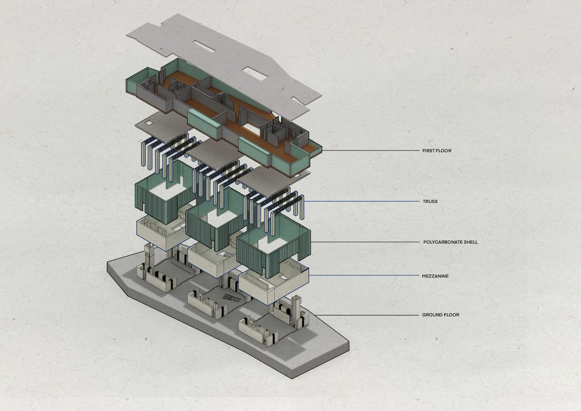 Exploded Axonometric