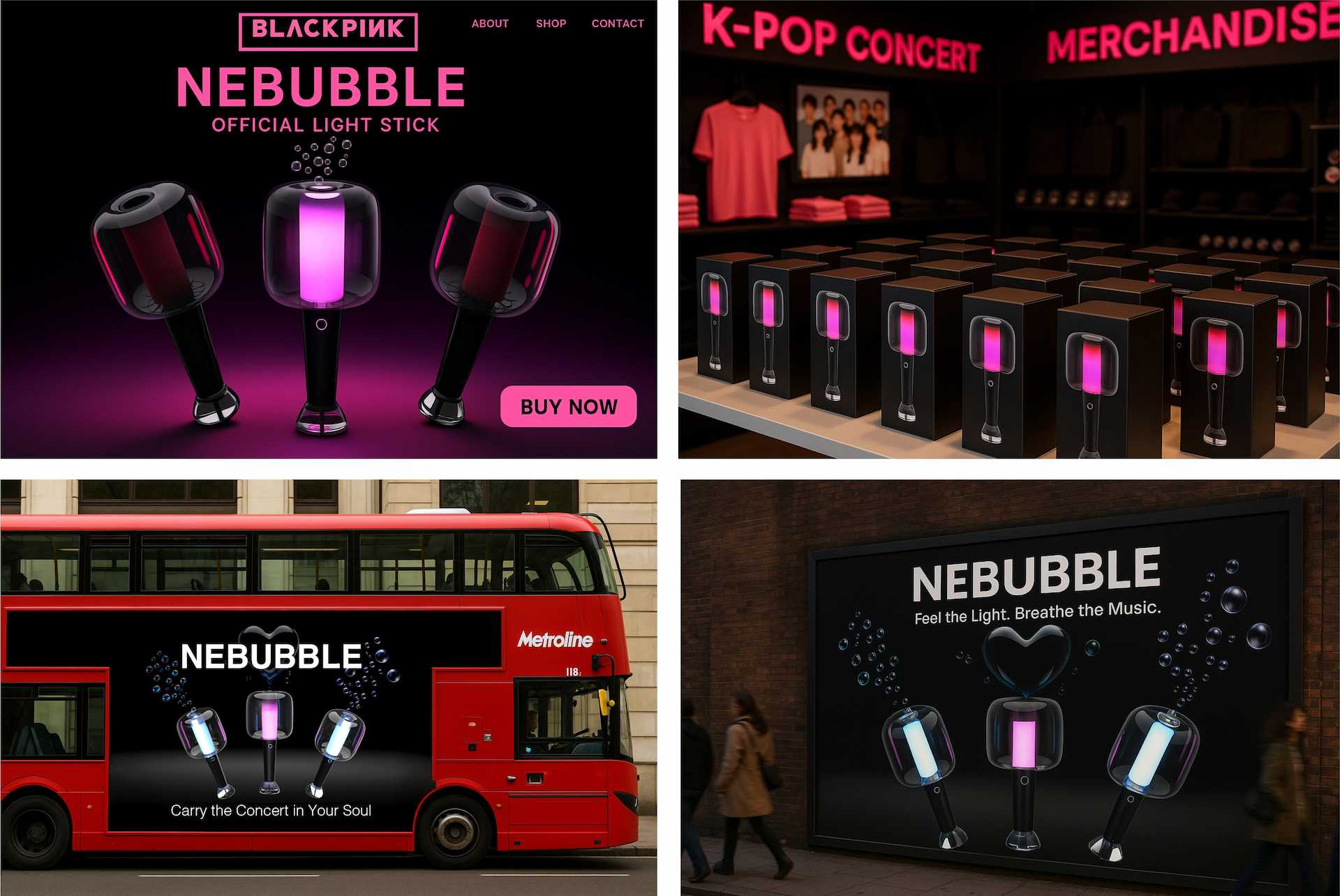 Nebubble™ Marketing & Merchandising Visuals