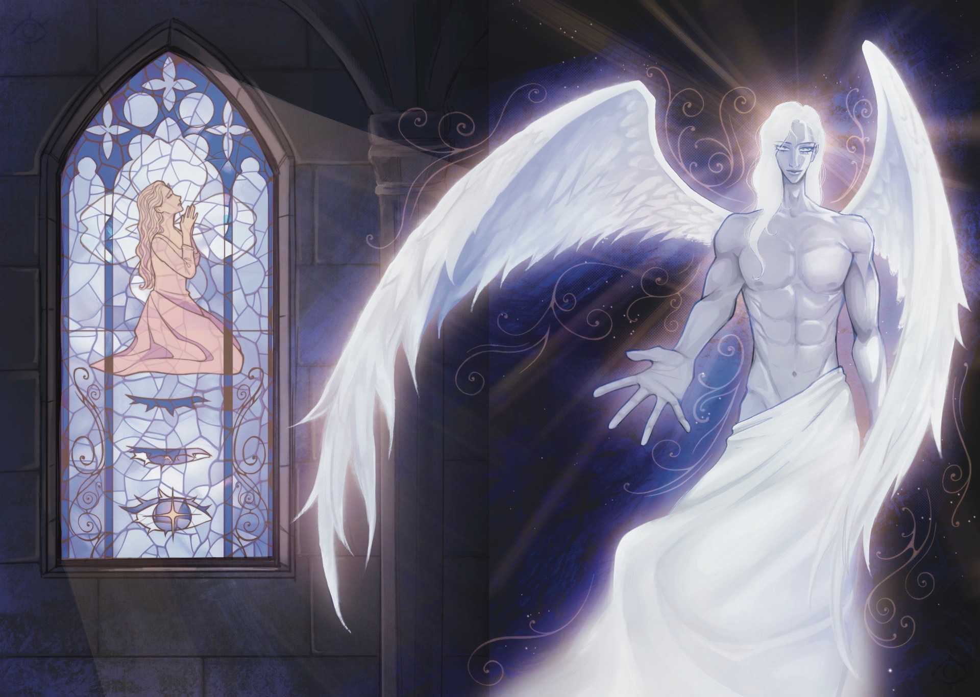Rave Frame based on the theme Myths & Legends, an angel lending a hand.