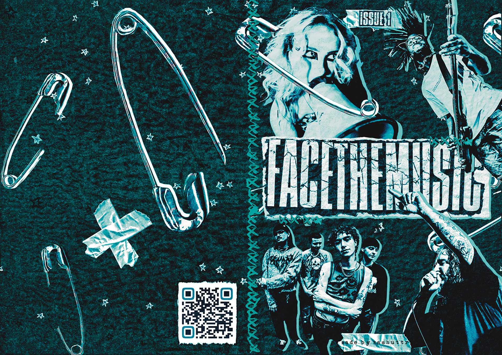 “FaceTheMusic” zine cover