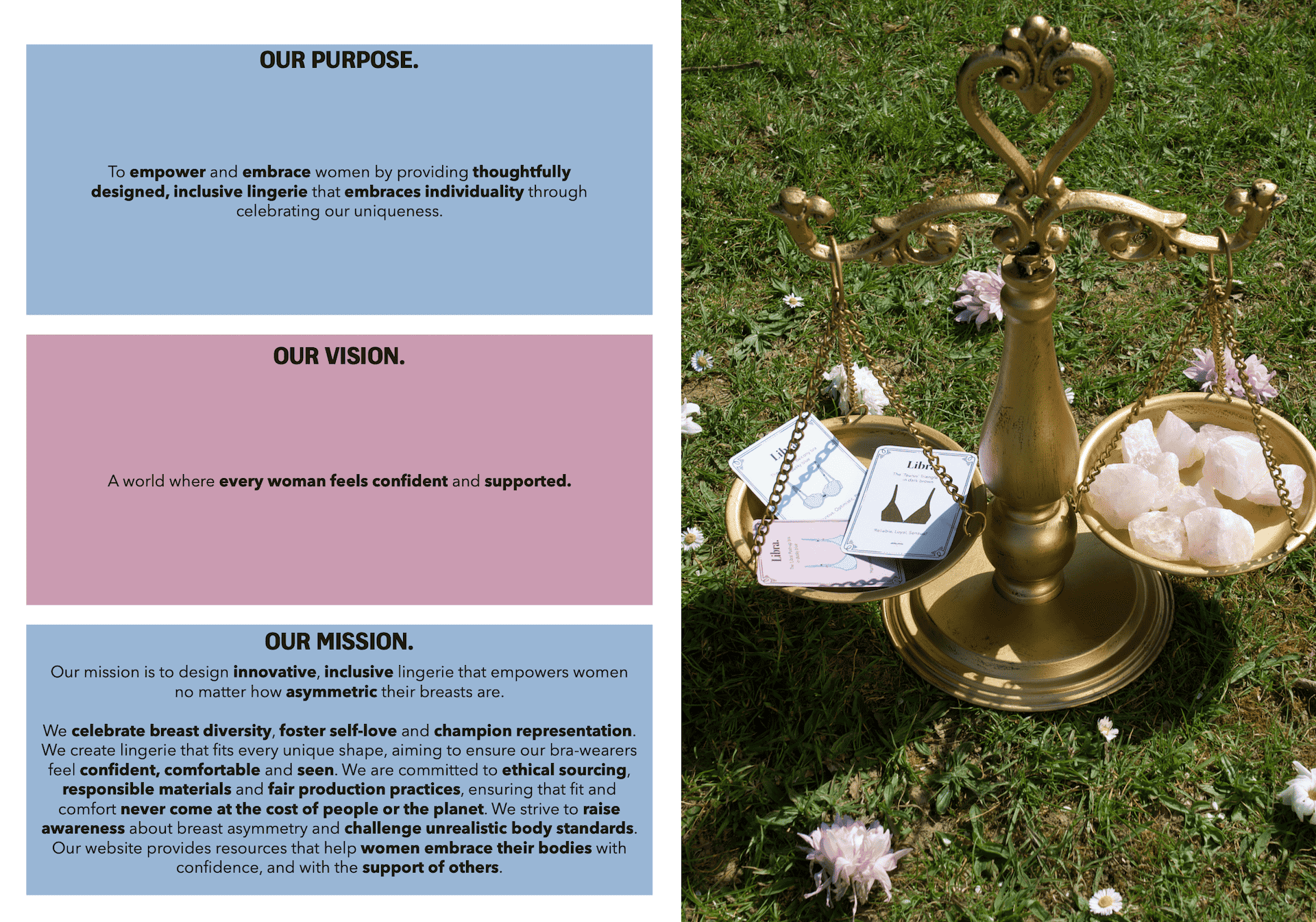 Libra — brand purpose, vision and mission