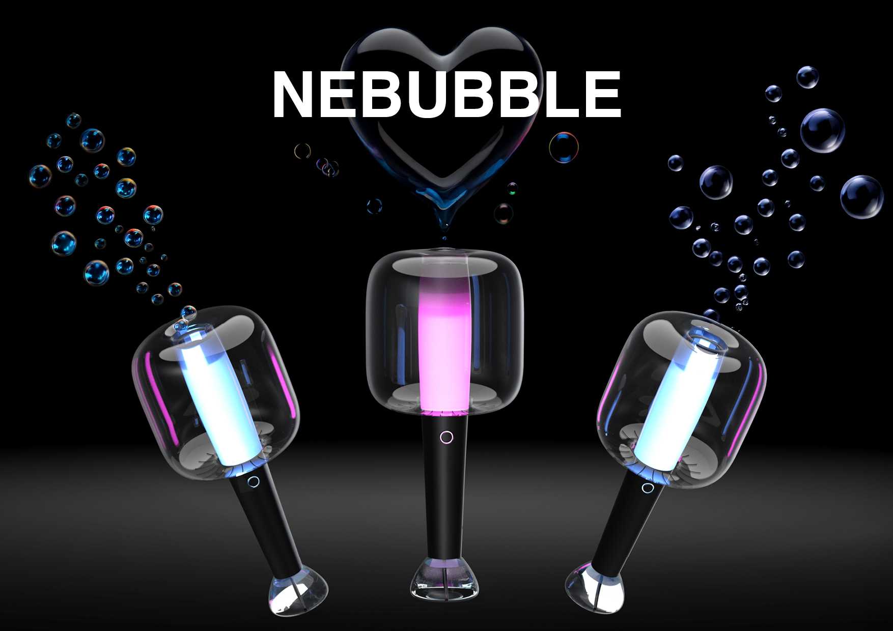 Nebubble™: The World’s First Multi-Sensory Concert Lightstick and Merchandise Game-Changer
