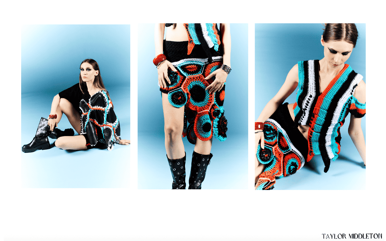 Crochet Revival Looks 2 and 3