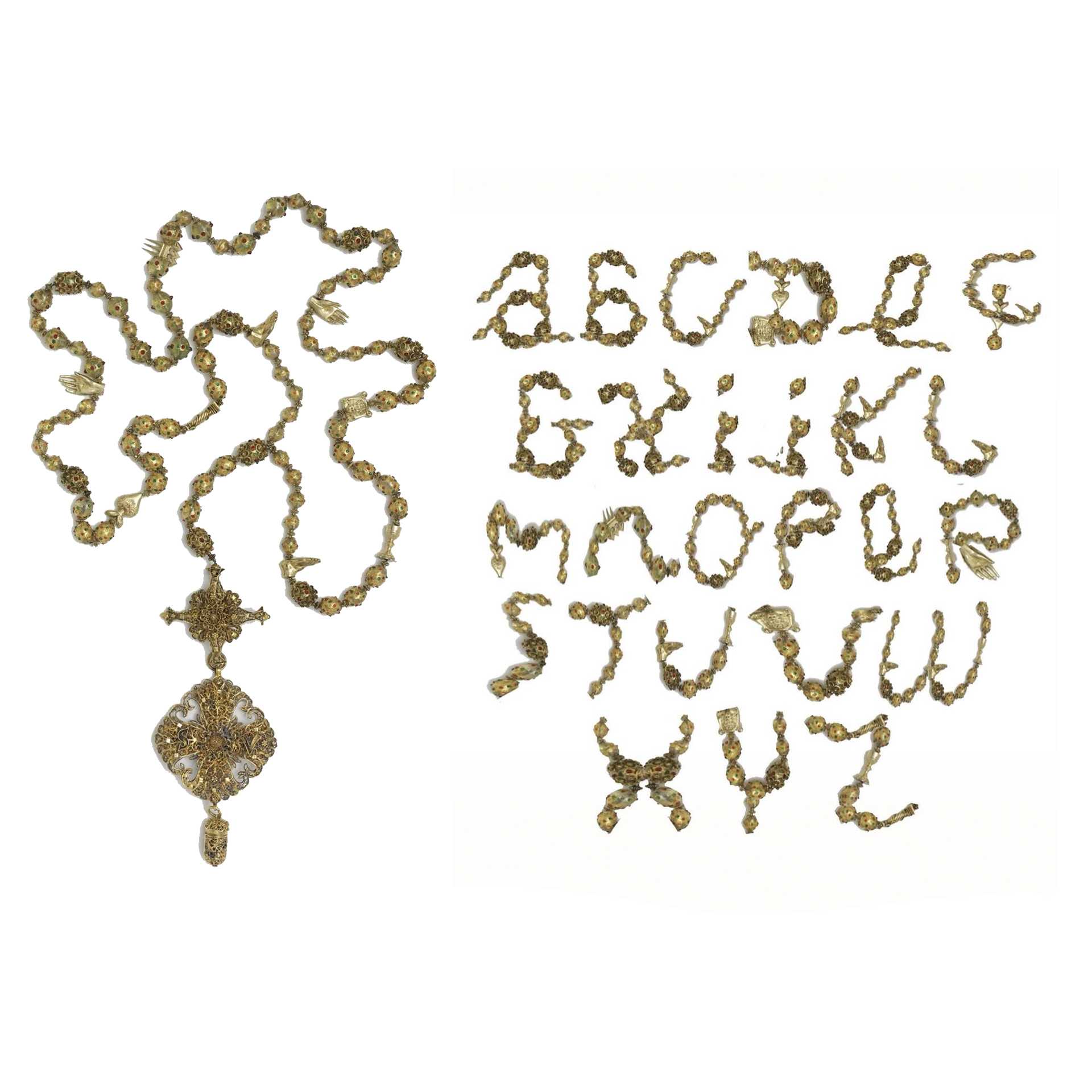 Rosary Into Typeface